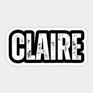 Claire Name Gift Birthday Holiday Anniversary Sticker